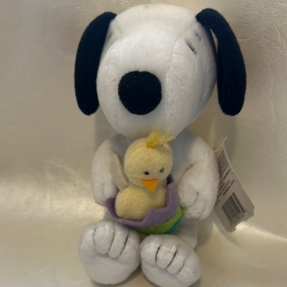 Hallmark White and Black Snoopy Stuffed Animal - Picture 2 of 6
